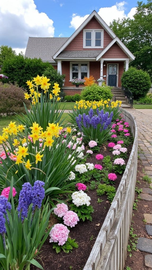 seasonal flower bed refresh