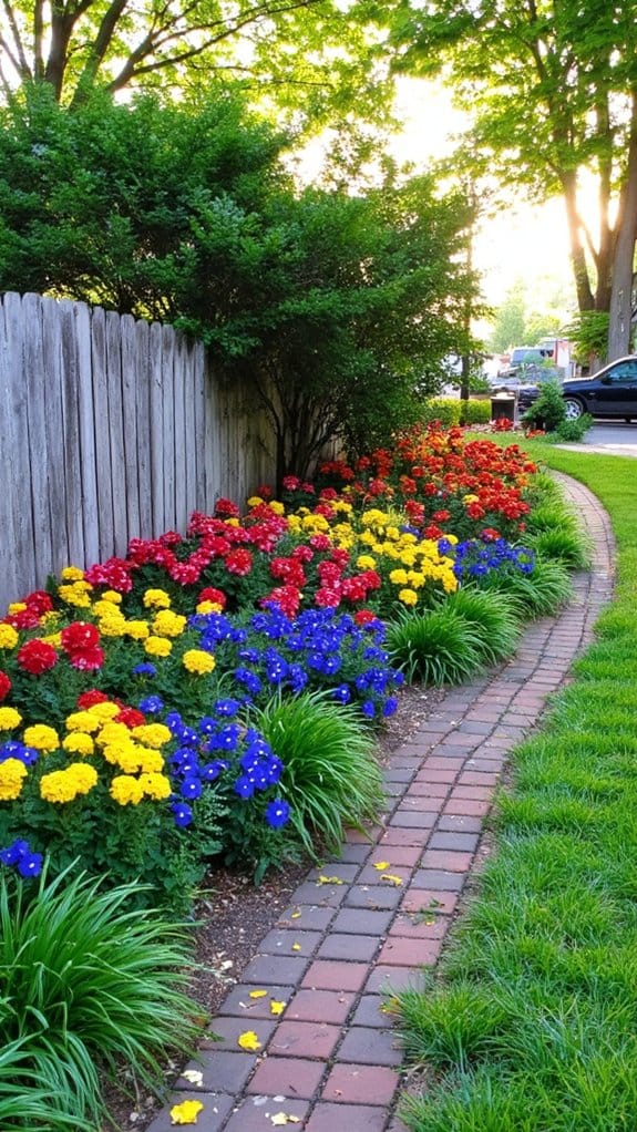 seasonal flower bed transformations