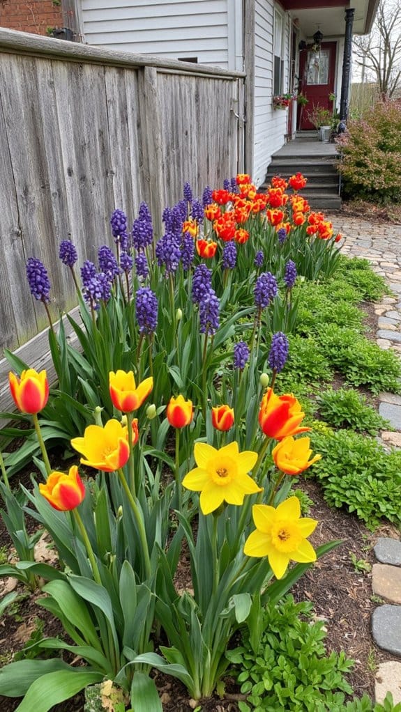 seasonal flower bed transformations