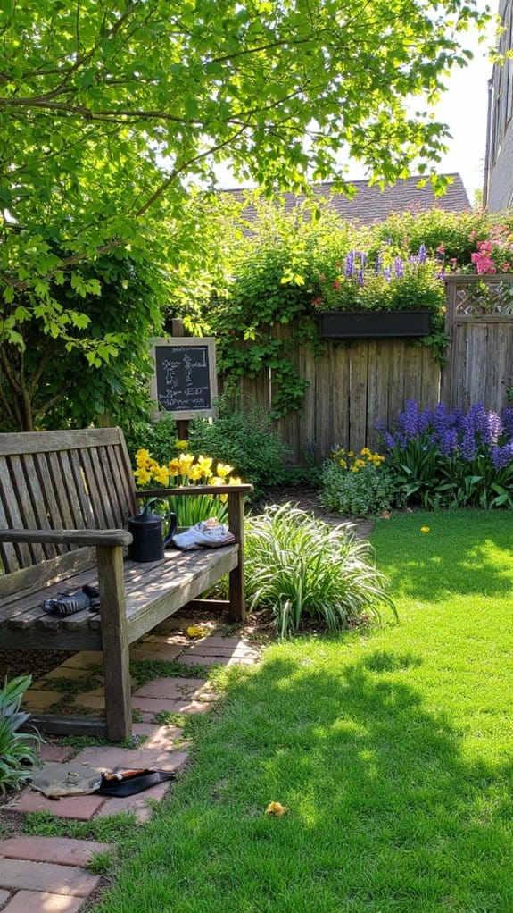 seasonal flower garden maintenance