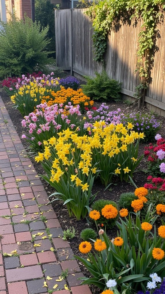 seasonal flowers enhance gardens