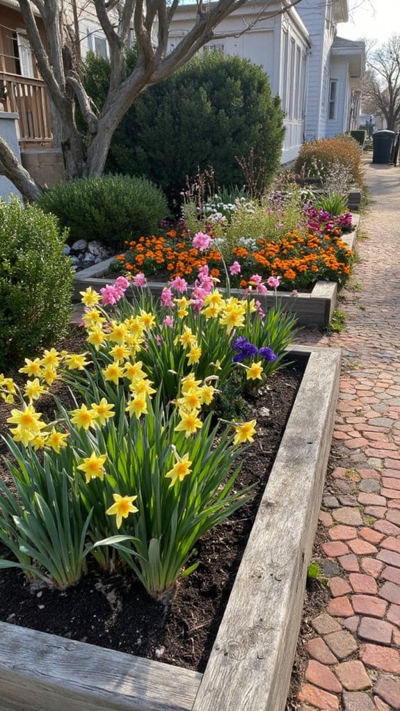 seasonal garden border updates