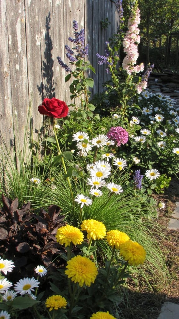 sensory flower bed enhancement