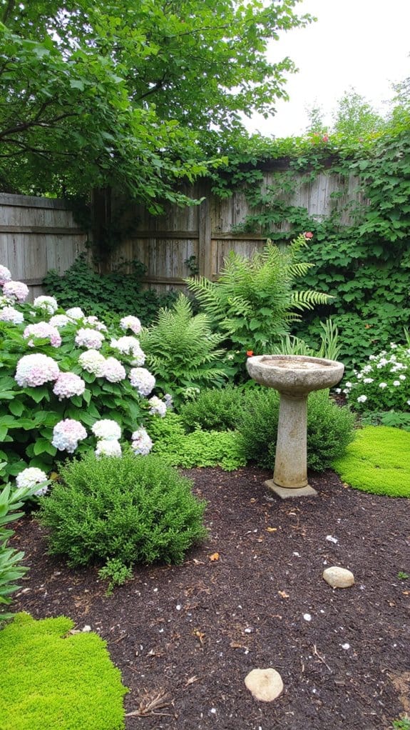 shade loving flower garden design