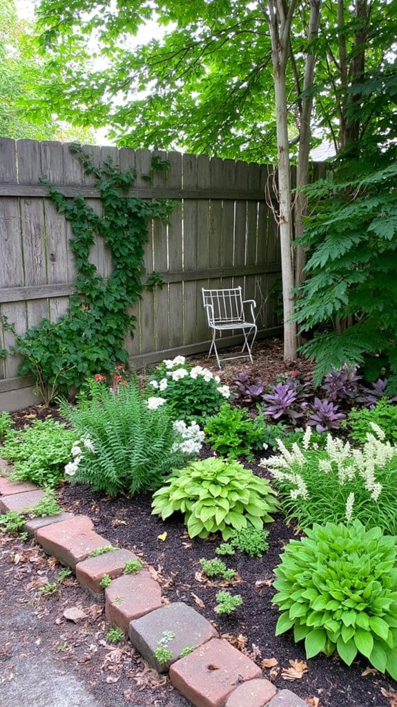 shady flower beds rewards