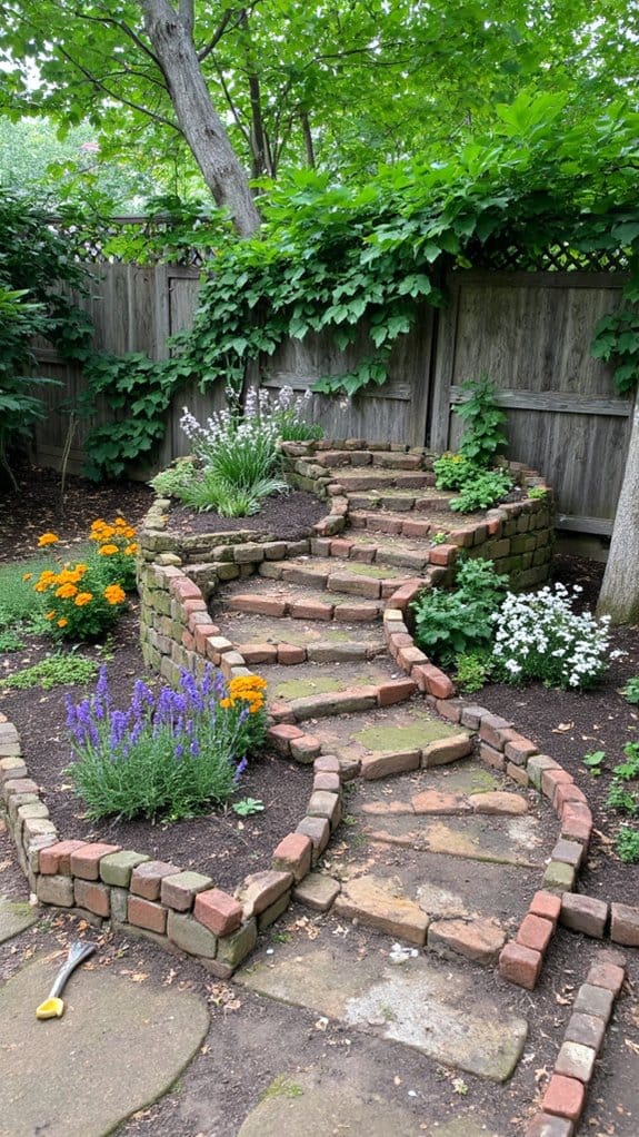 spiral garden for beauty