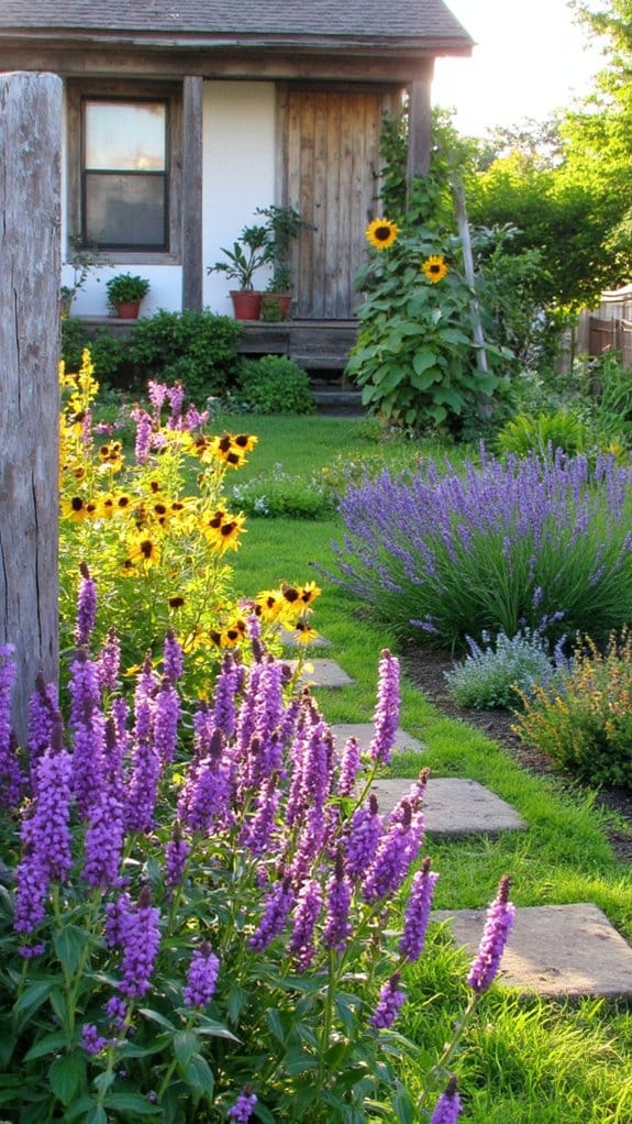 staggered bloom time plants
