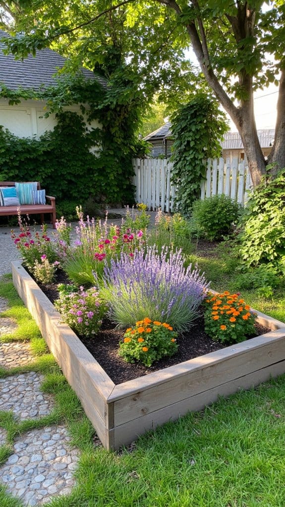 stylish functional raised gardens