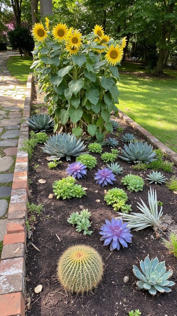 succulents and cacti textures