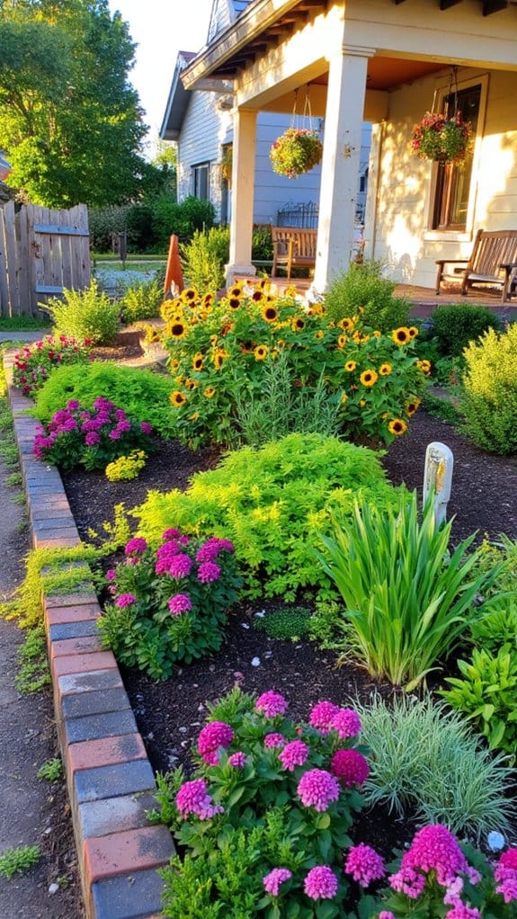 tailored flower beds flourish