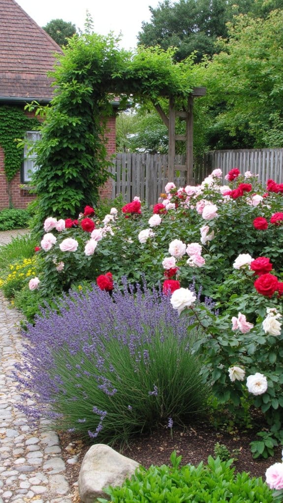 timeless rose garden oasis