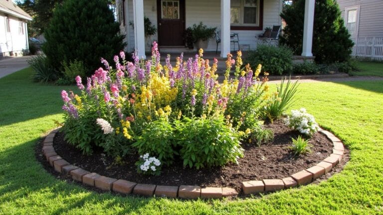 19 Classic Round Flower Bed Ideas That Never Go Out of Style timeless round flower beds