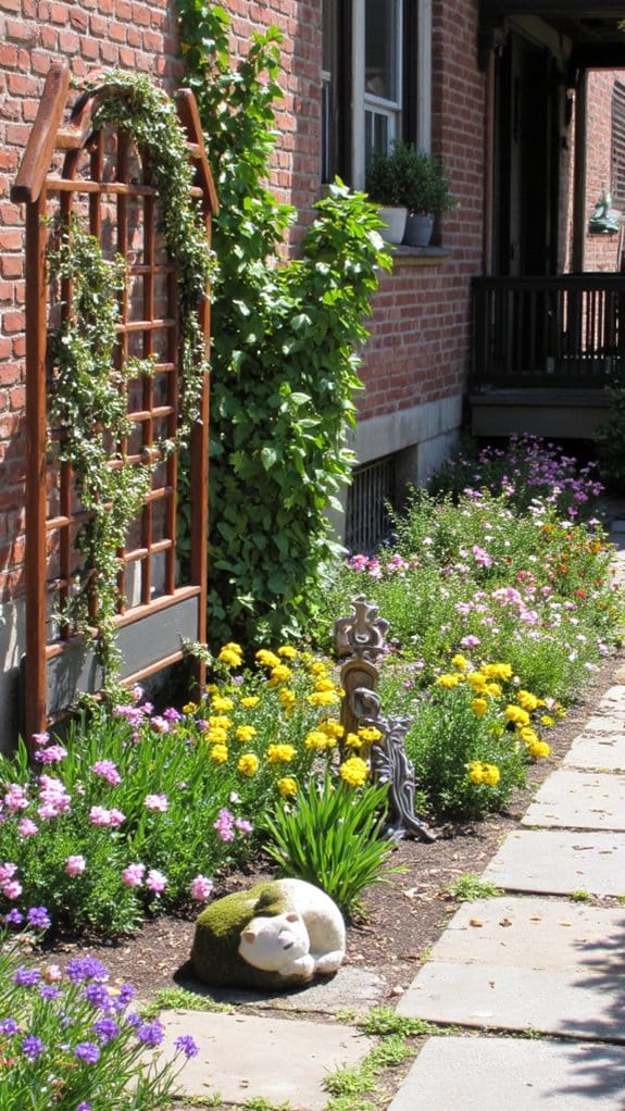 transform garden with decor