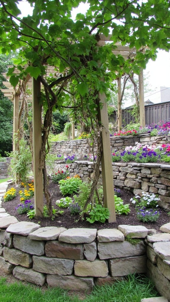 trellises enhance garden aesthetics