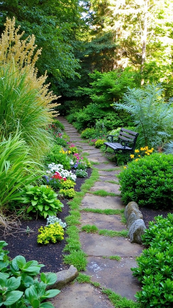 varied foliage enhances gardens