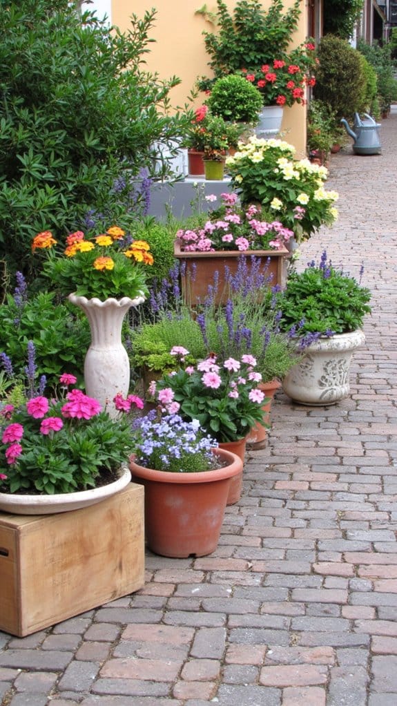 versatile container garden displays