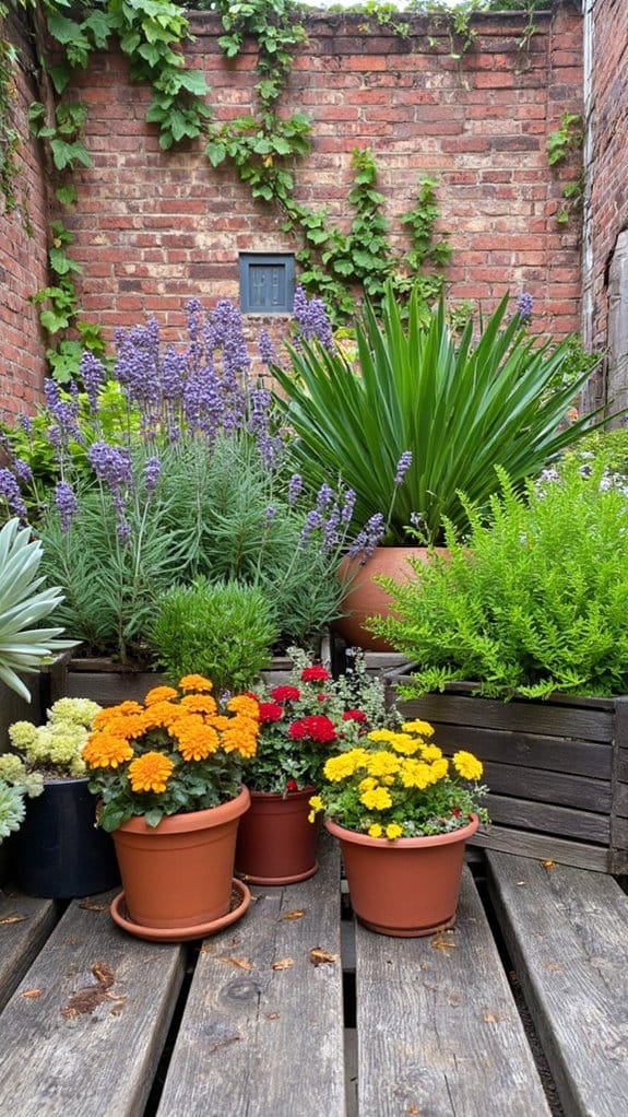 versatile flower container gardens