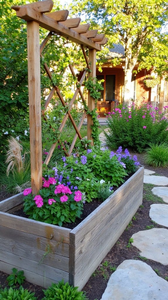 vertical beauty in gardens