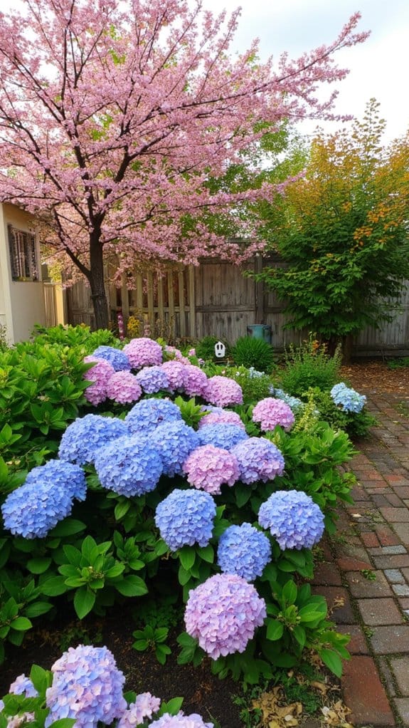 vertical beauty with blooms