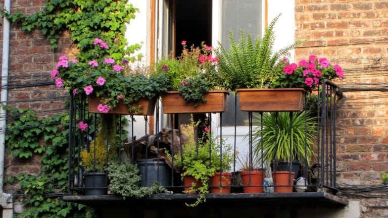 vertical flower basket ideas