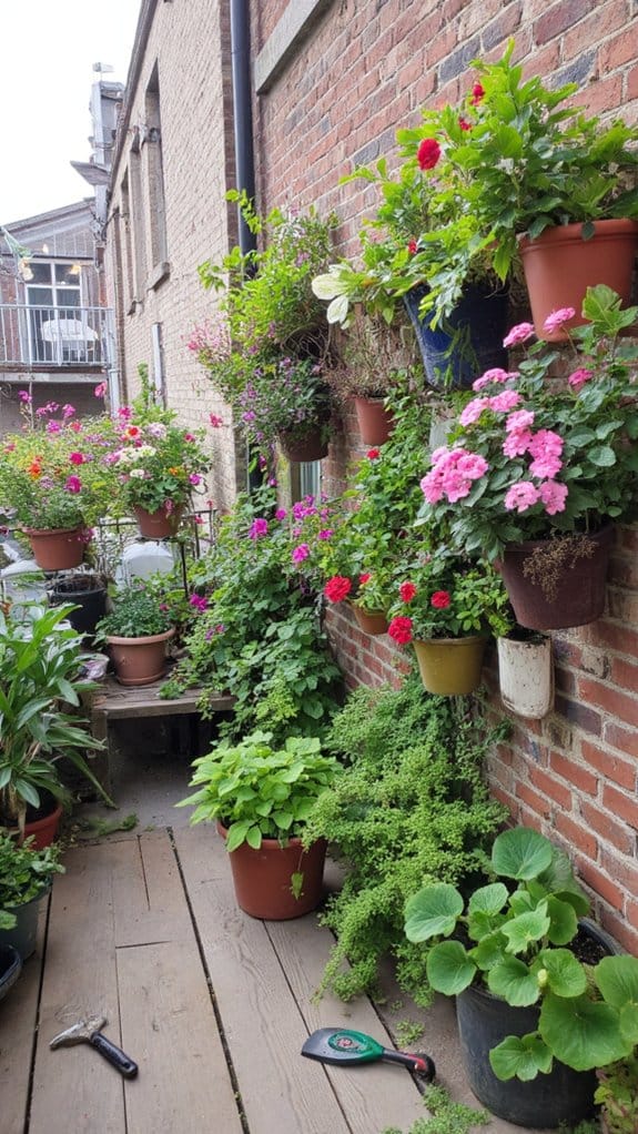 vertical wall mounted planters