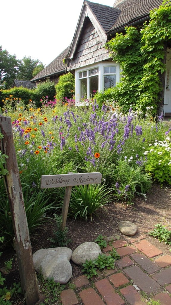 vibrant blooms and greenery