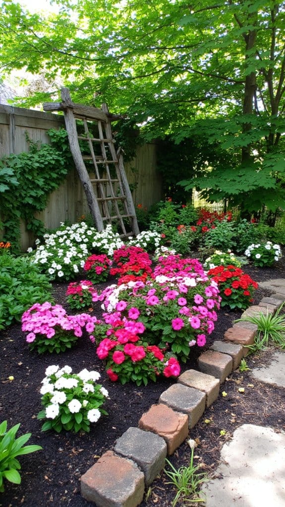 vibrant blooms for shade