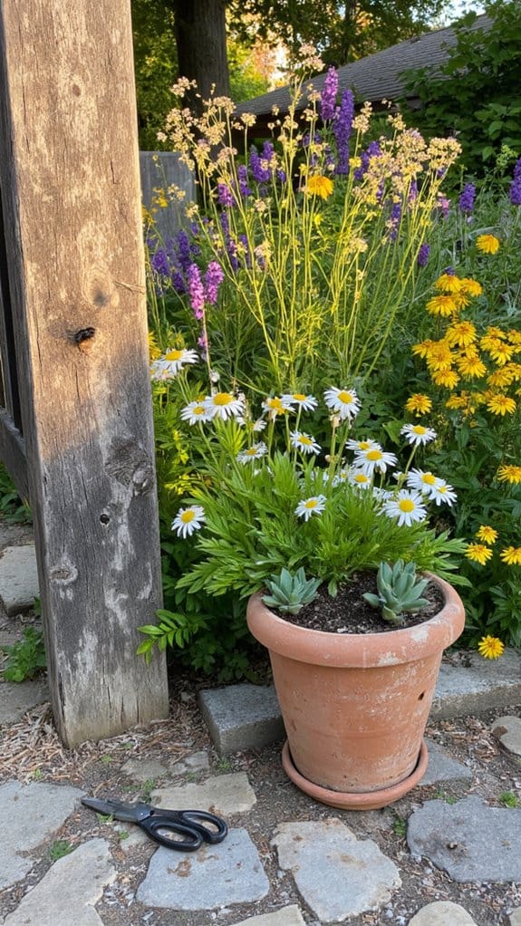vibrant low maintenance wildflower garden
