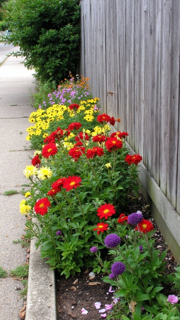 vibrant perennial flower arrangements