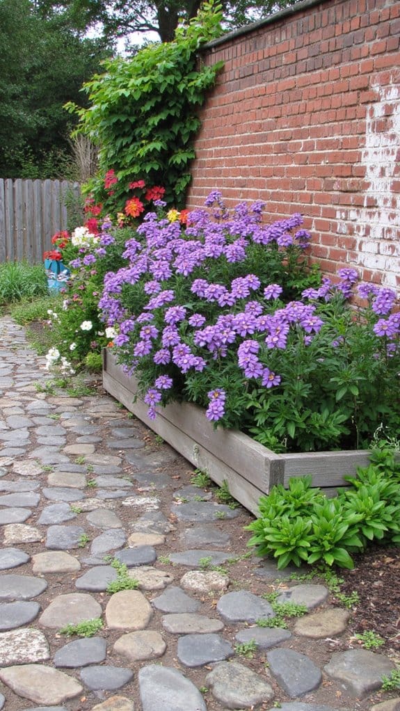 vibrant purple summer blooms