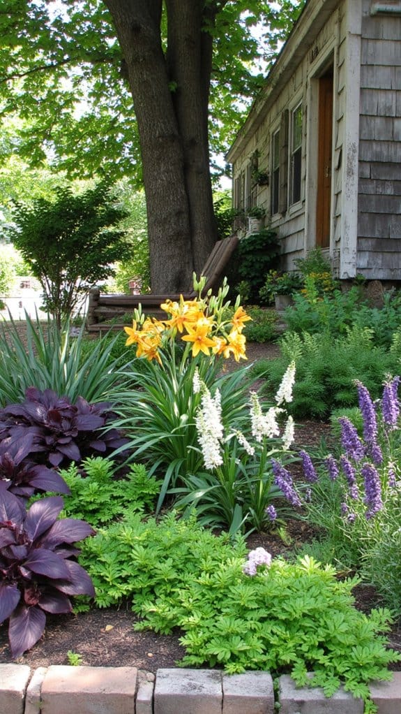 vibrant shade loving flowers thrive