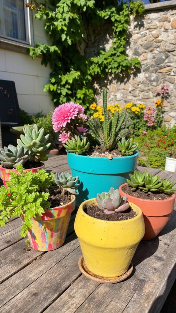 vibrant succulent arrangements showcased