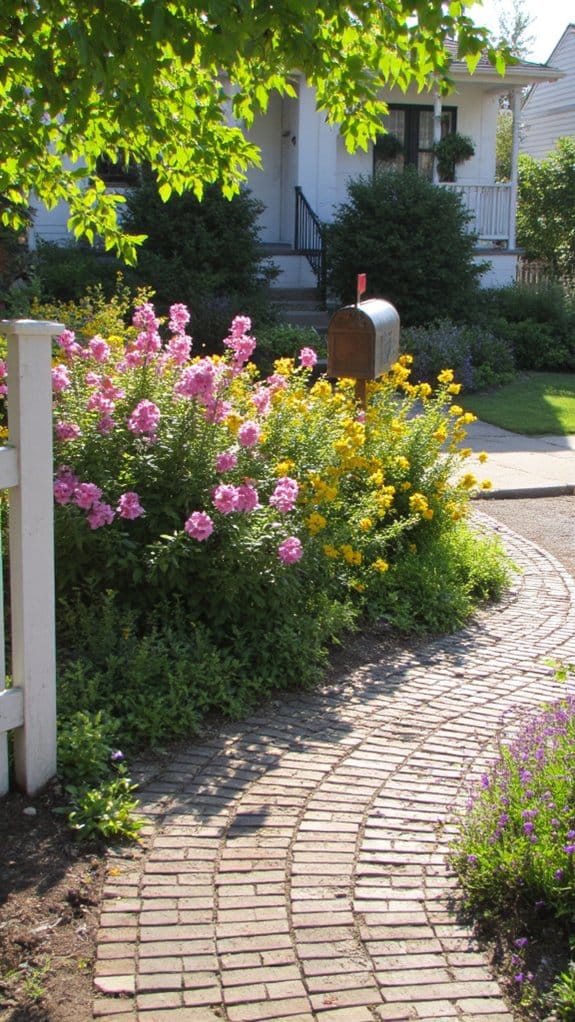 welcoming mailbox pathway design