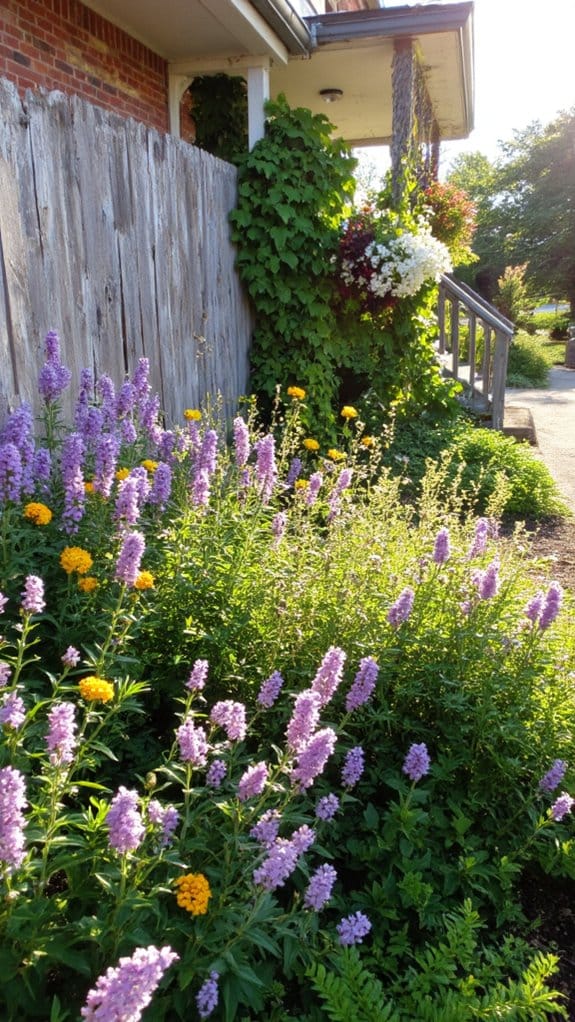 whimsical colorful bloom layering