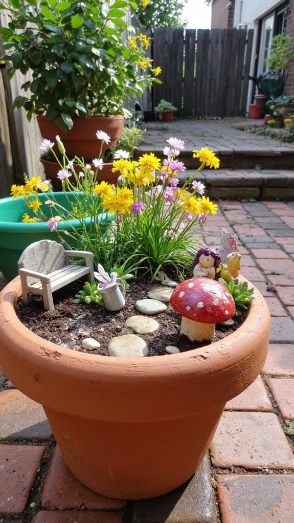 whimsical miniature fairy gardens