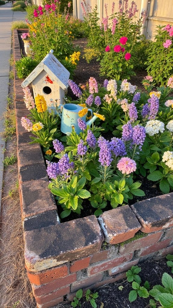 whimsical vintage garden decor