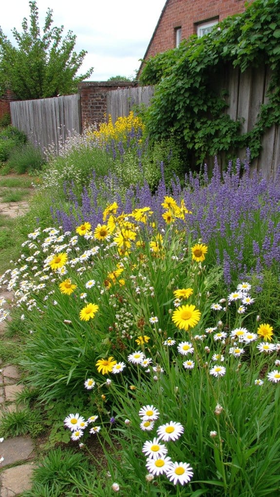 wildflowers create natural beauty