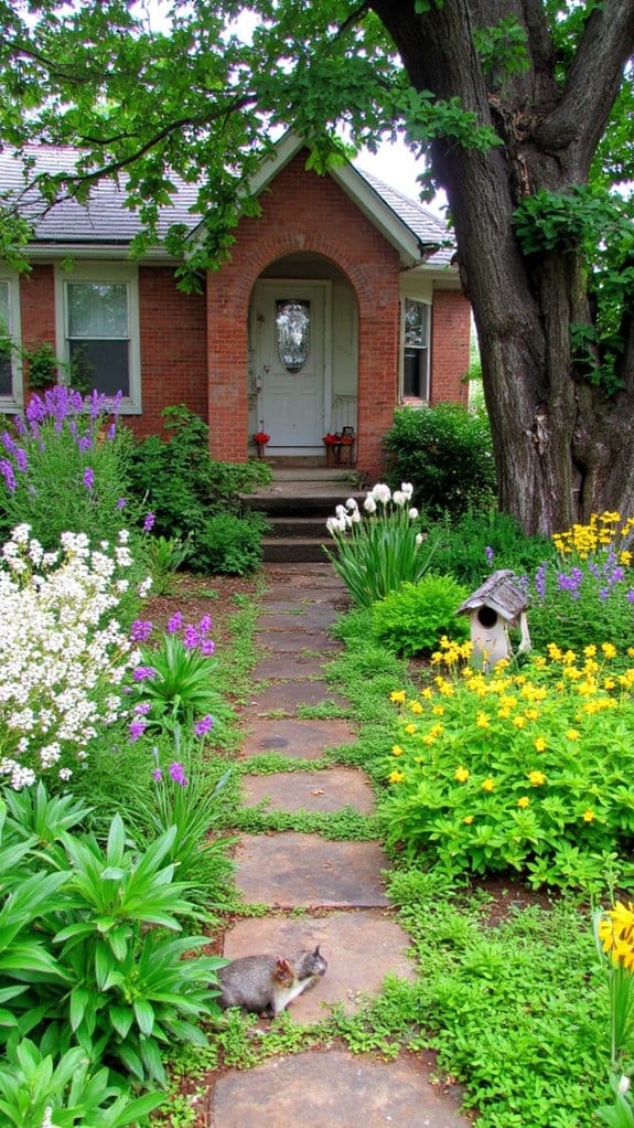 wildlife friendly native plant garden