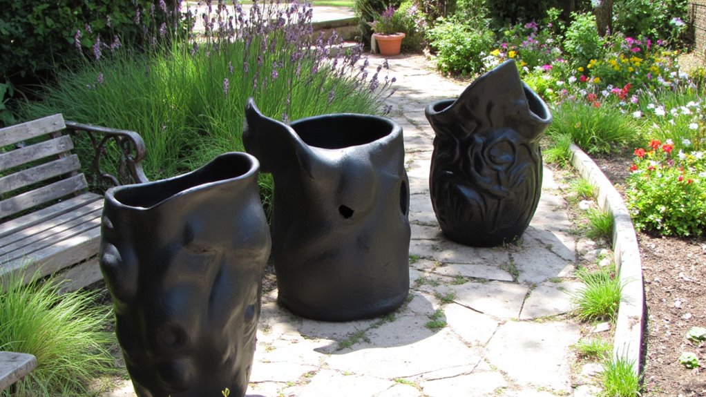 bold artistic planter designs