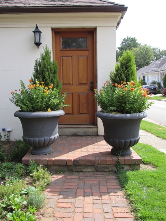 bold oversized statement pots