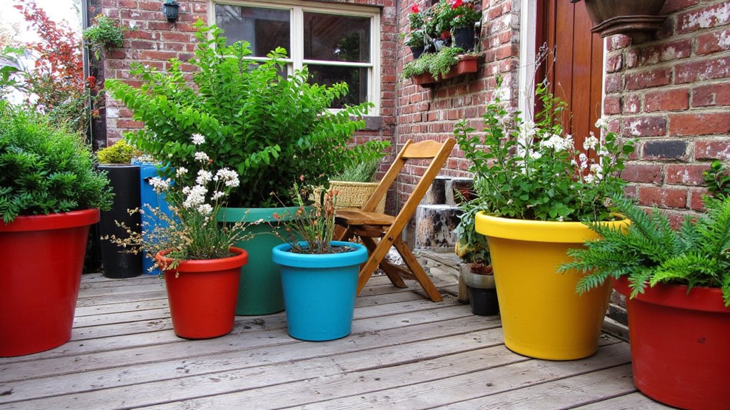 bold patio pots transform spaces