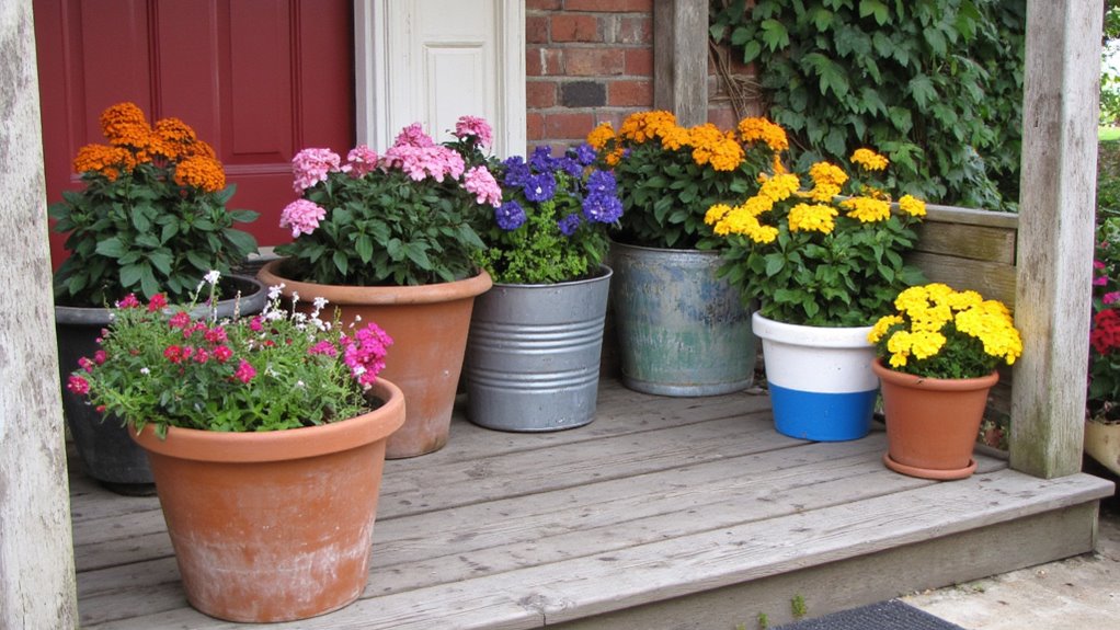 budget friendly flower pot ideas