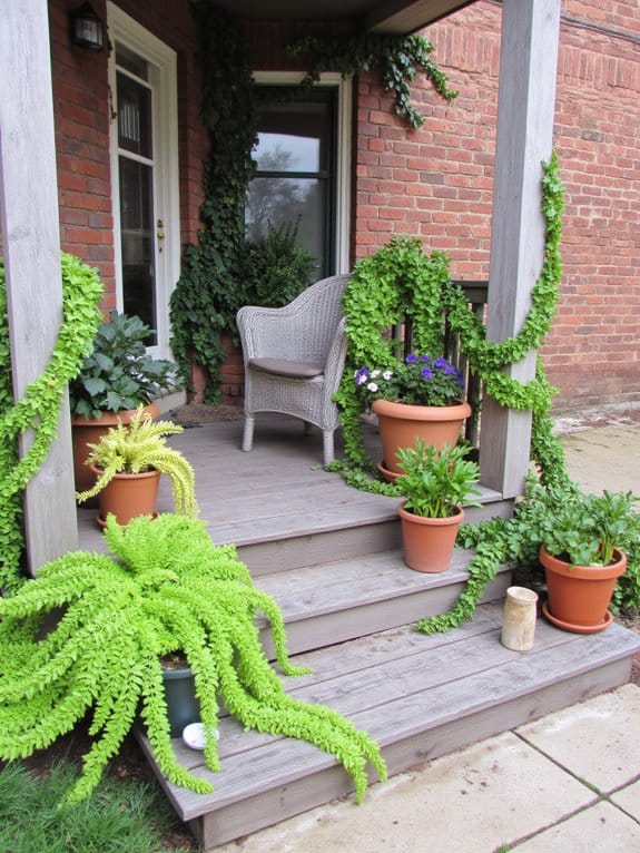 cascading trailing plants enhance