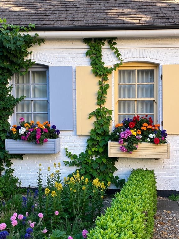 charming colorful cottage accents