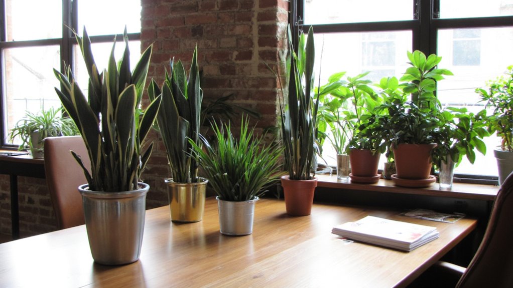 chic snake plant arrangements