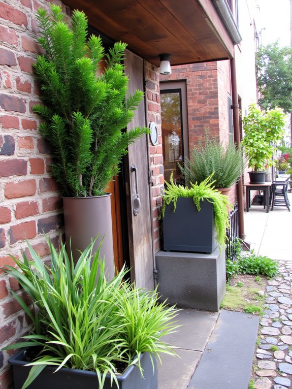 choose planters for aesthetics