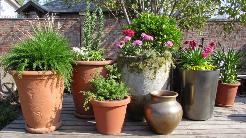 choosing flower pot materials