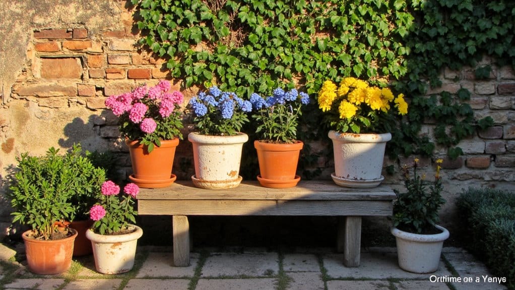 color changing gardening pots