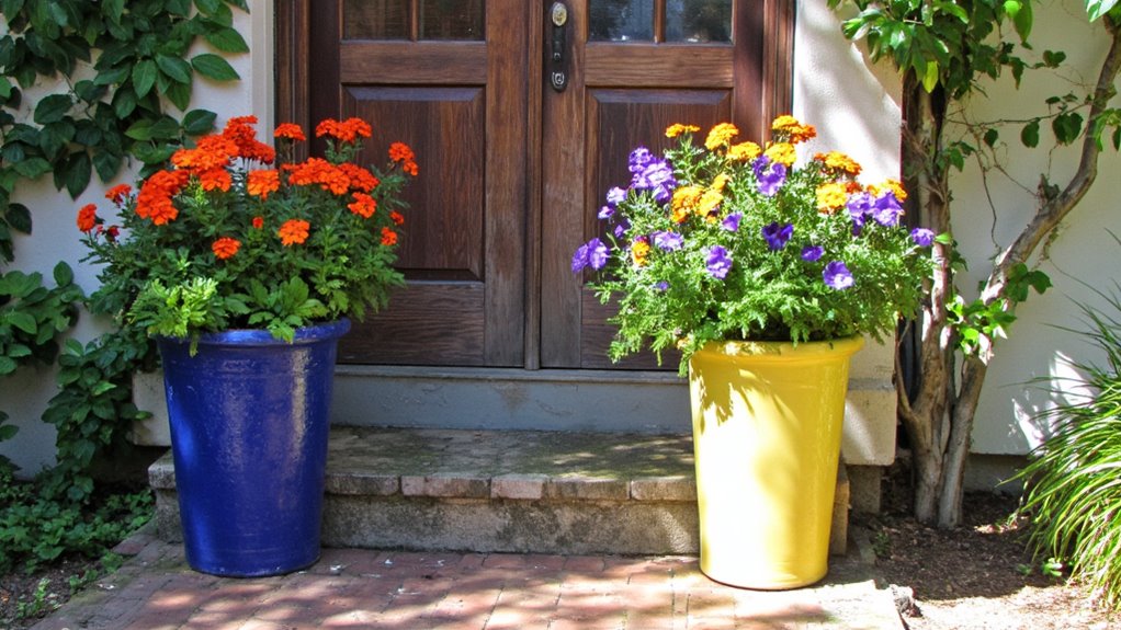 colorful pots enhance personality