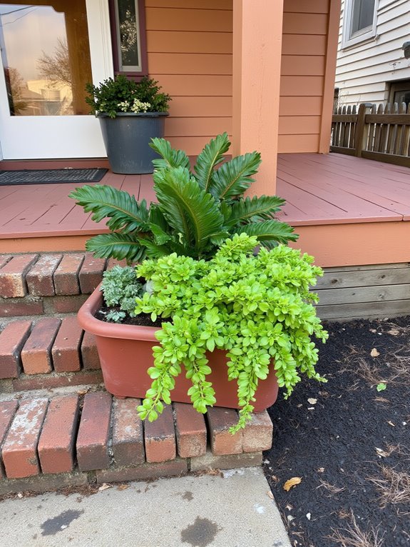 complement entryway without overwhelming